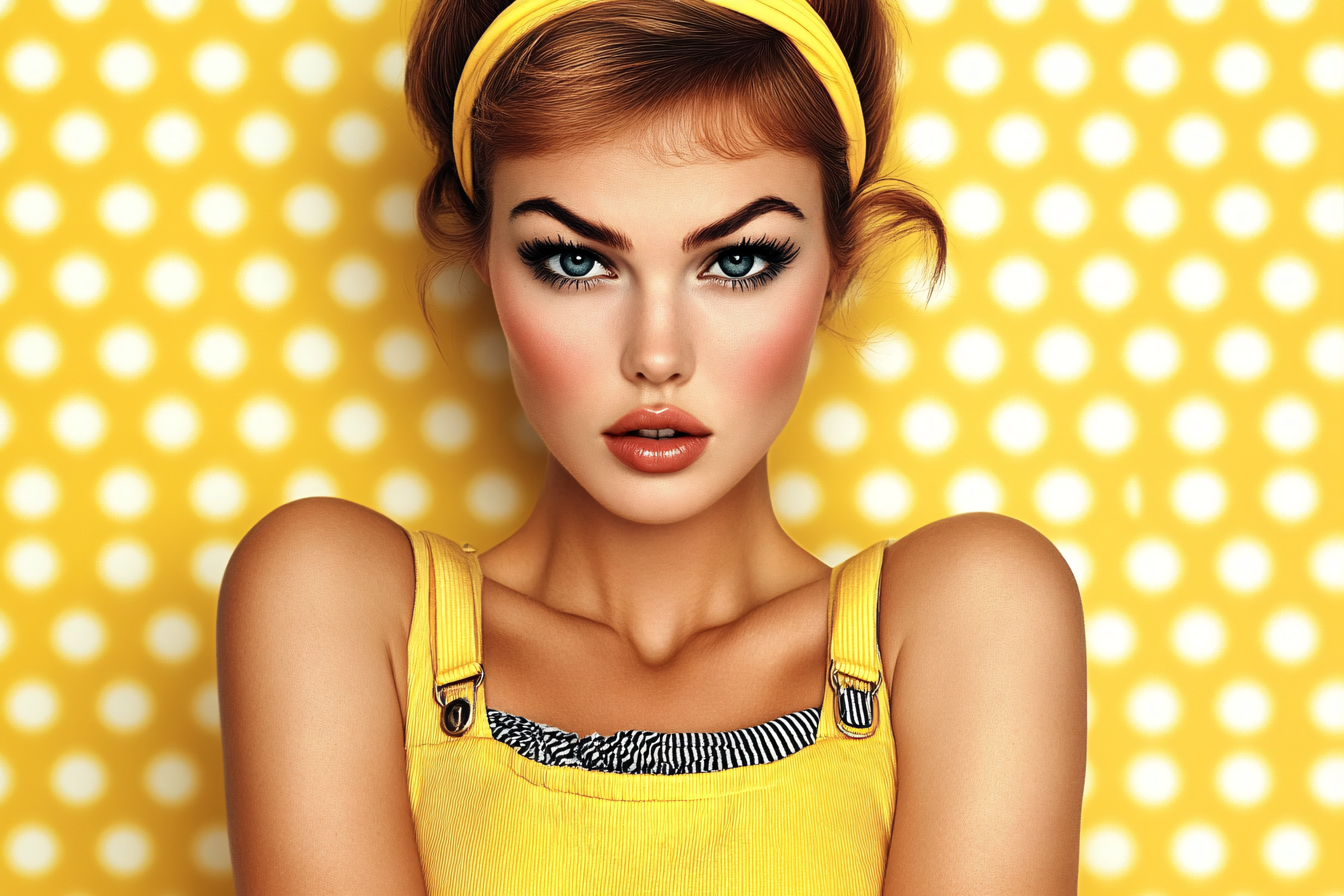 Woman With Yellow Headband