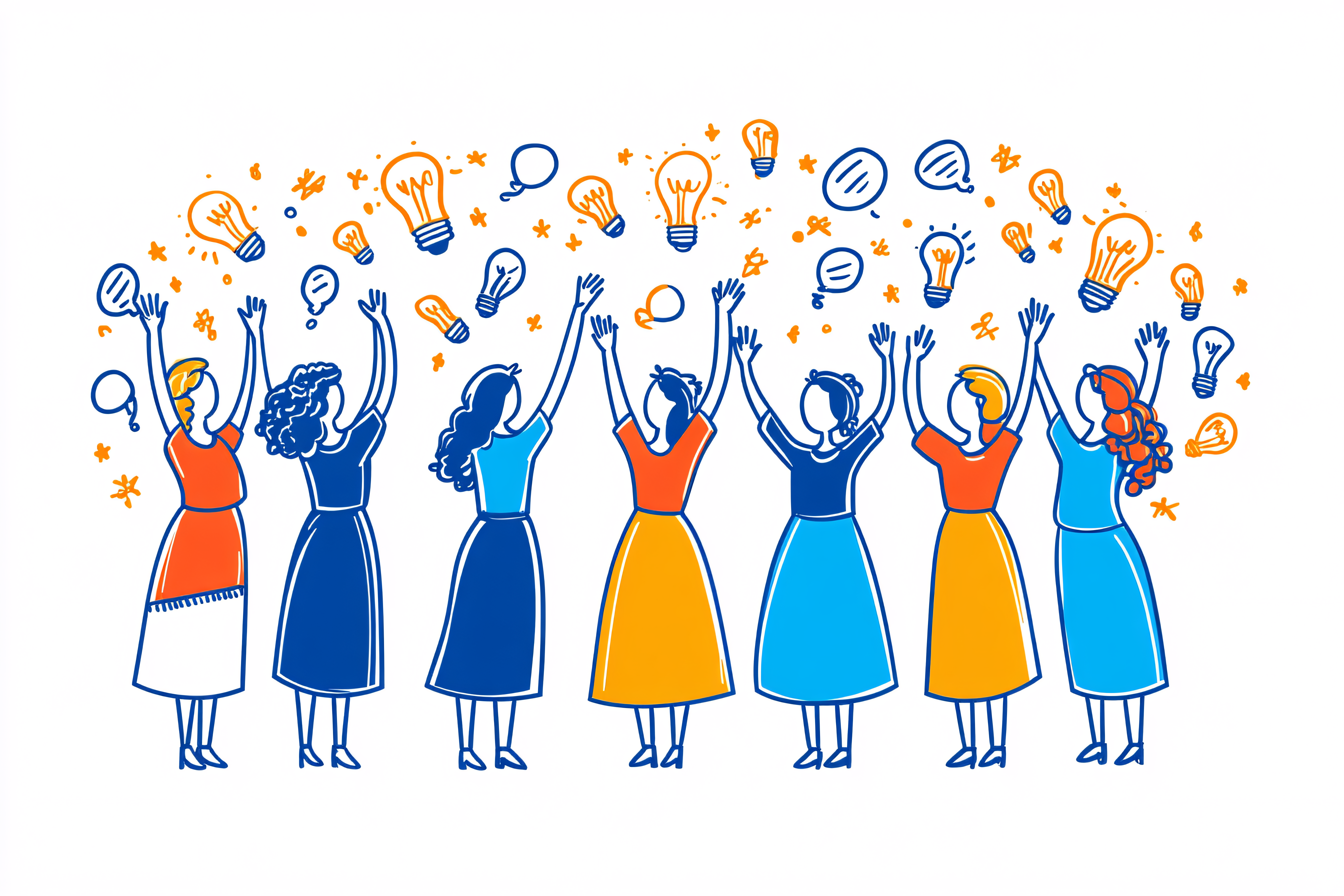 Women Celebrating New Ideas