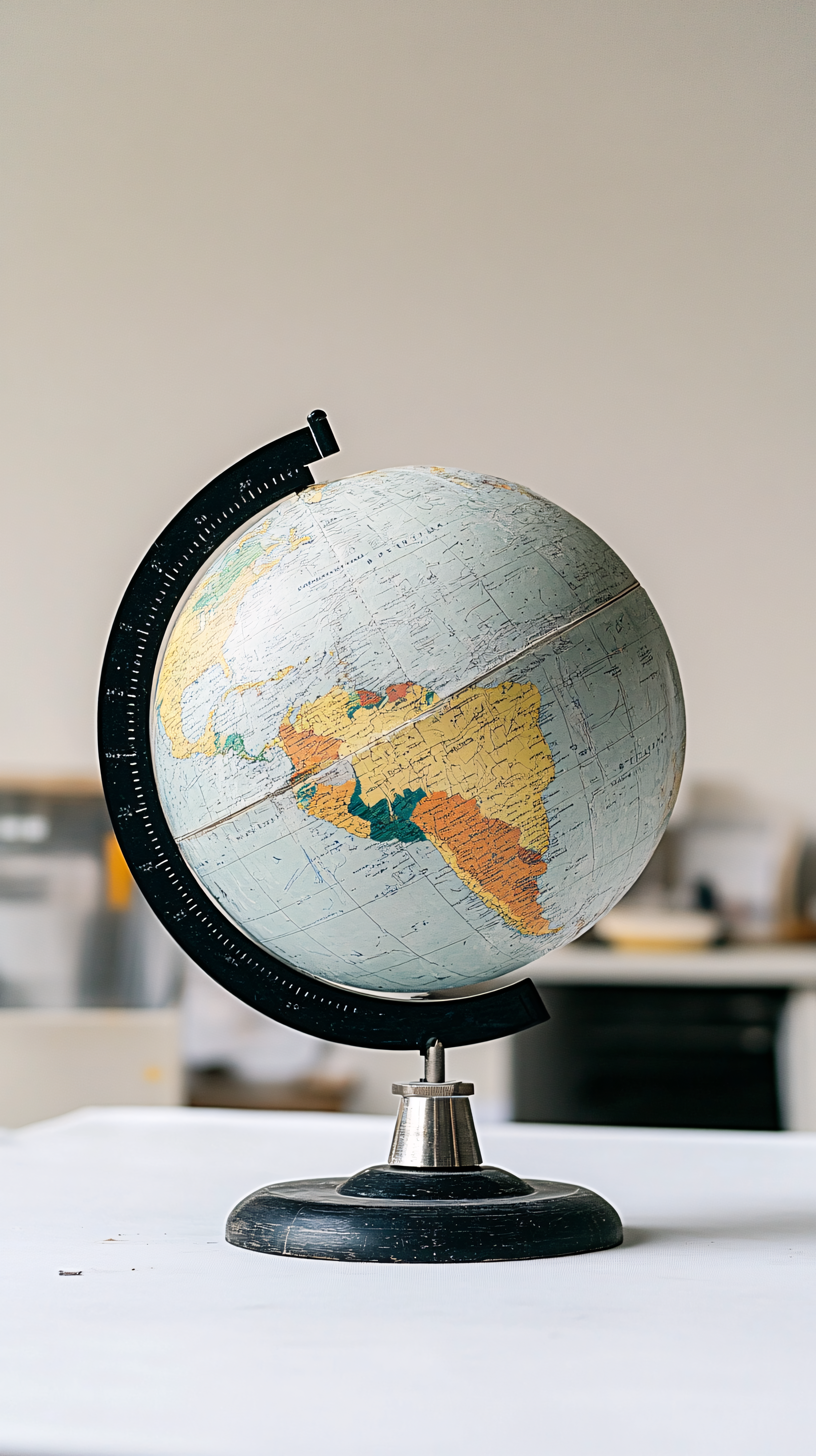 World Globe on Desk