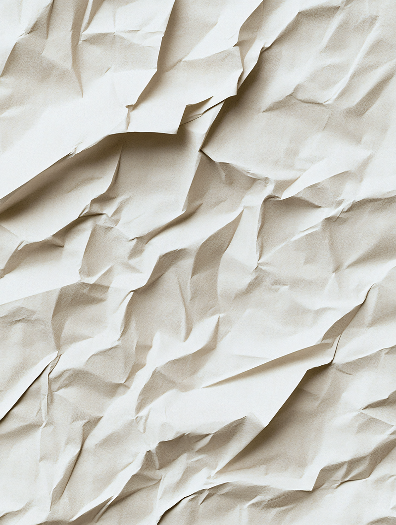 Wrinkled Beige Paper