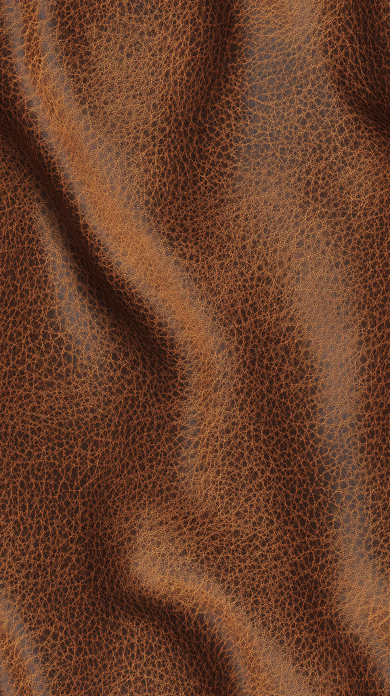 Wrinkled Brown Leather Texture