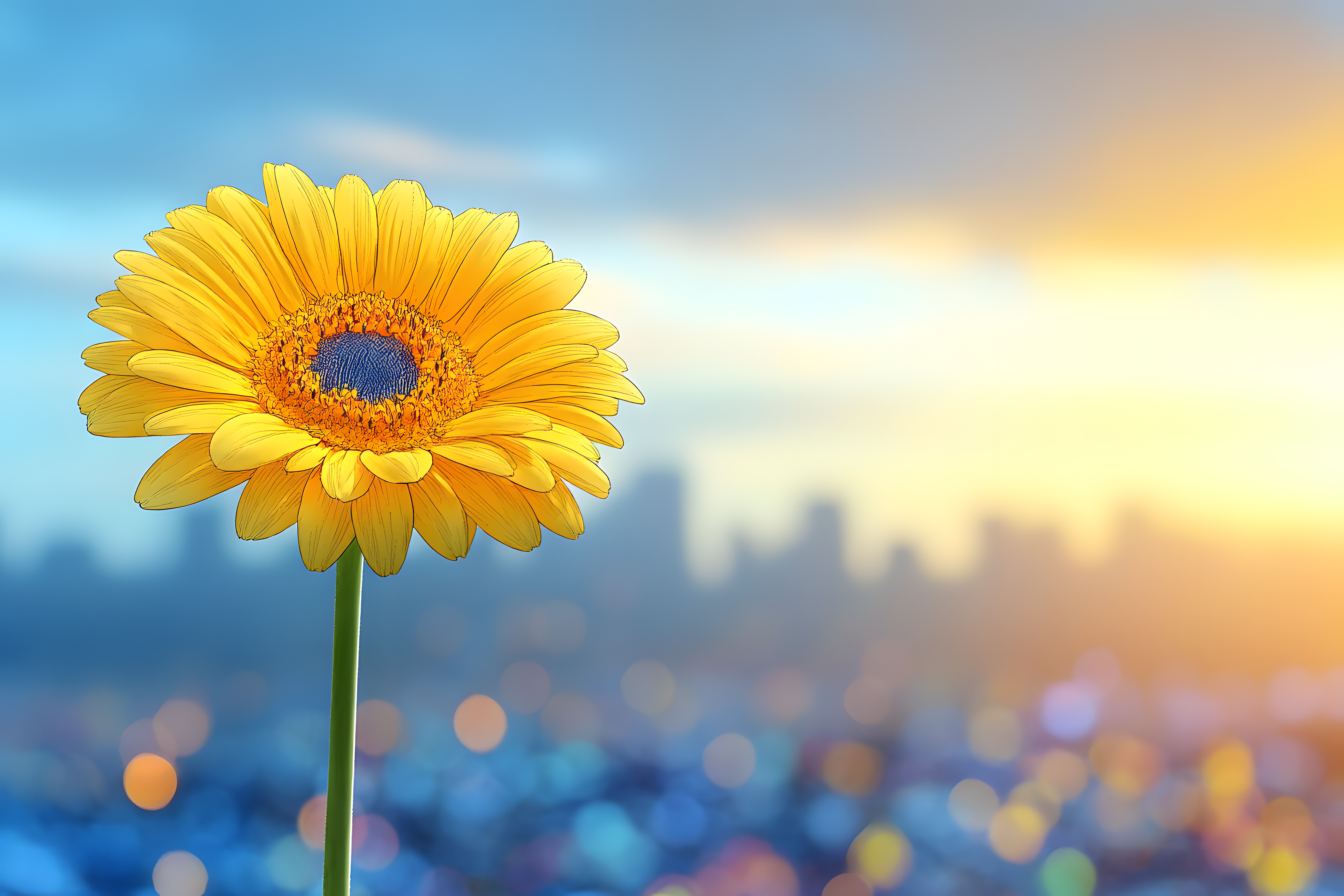 Yellow Gerbera Daisy