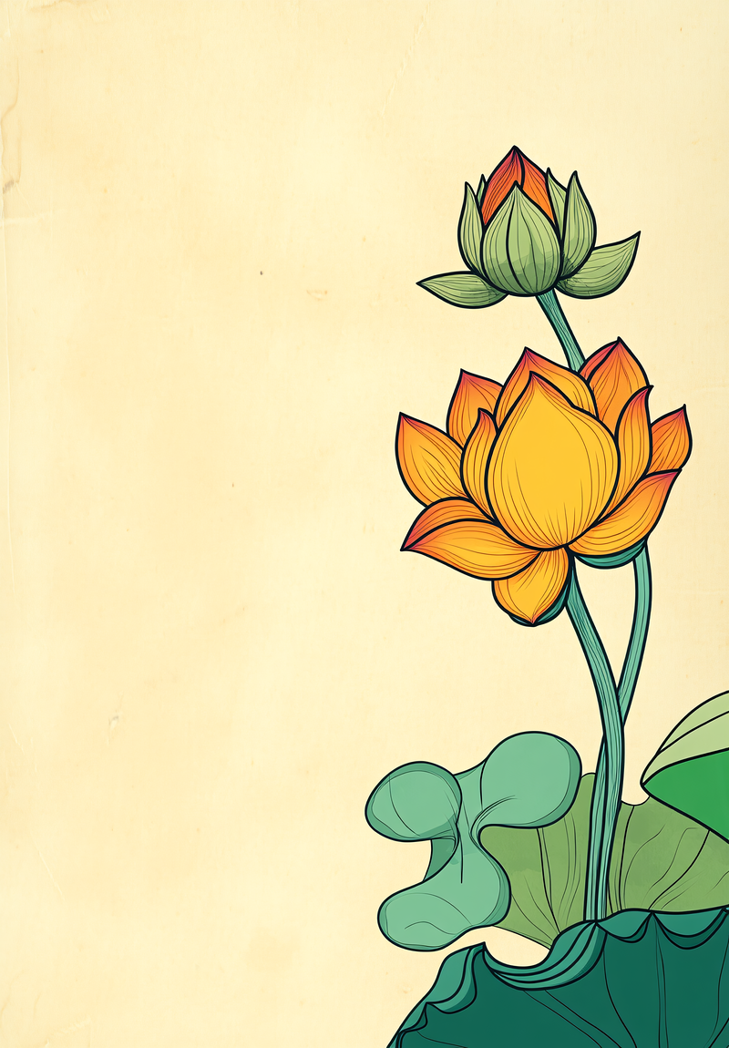 Yellow Lotus Flower