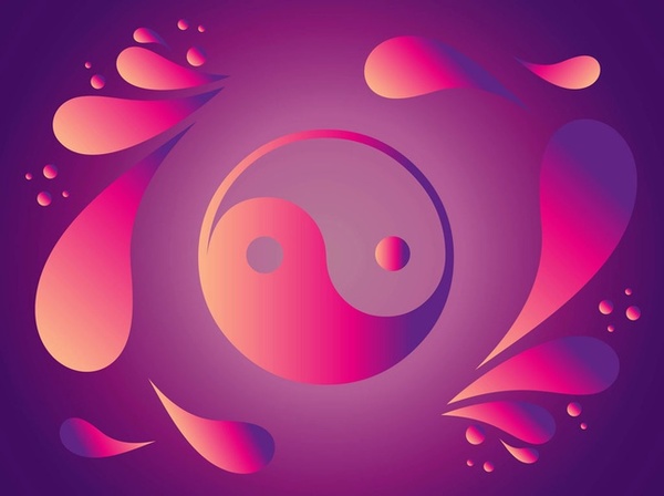 Yin Yang Symbol Free Vector