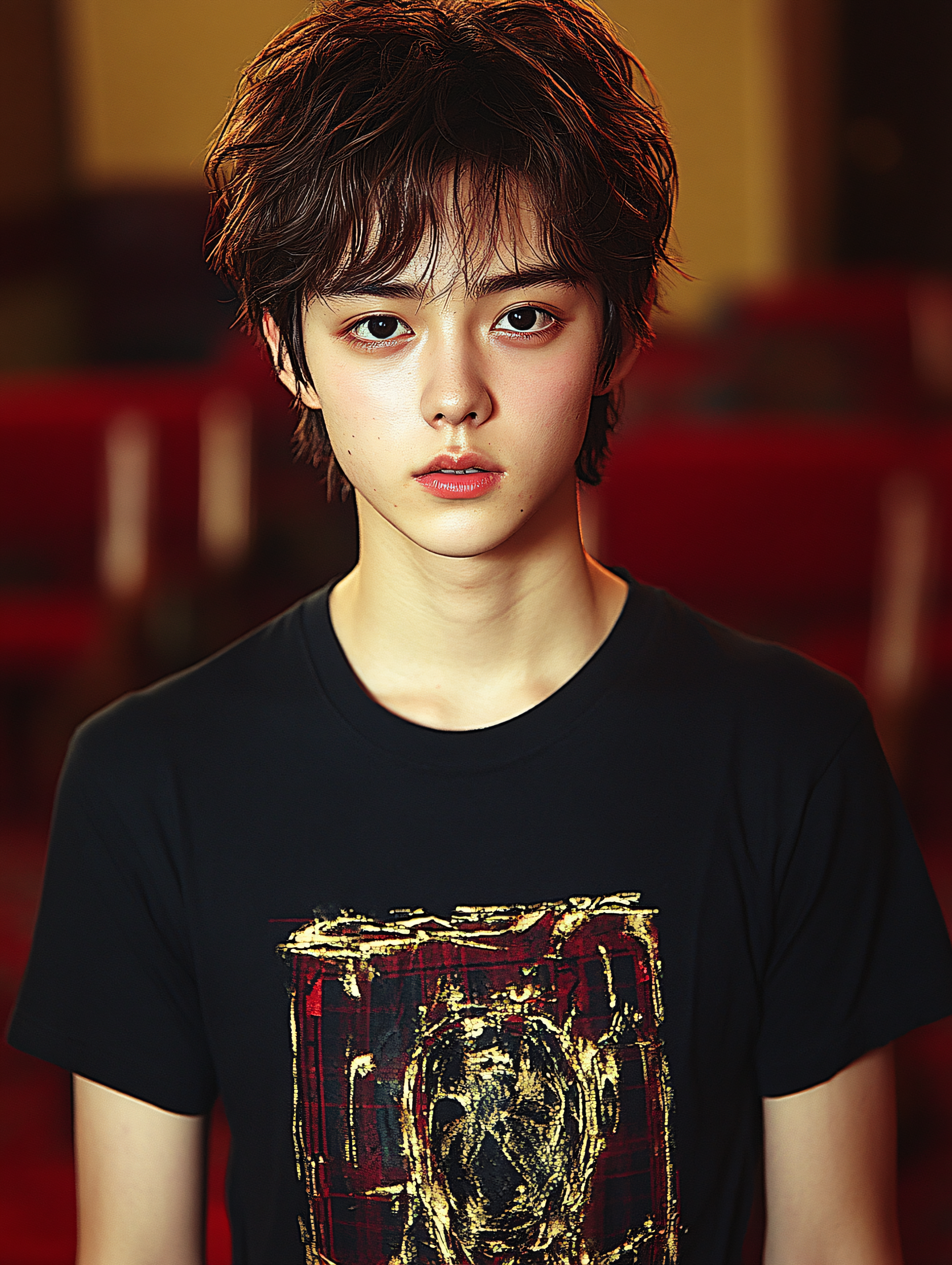 Youthful Gaze Portrait