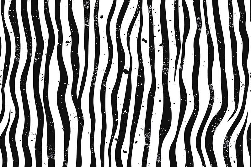 Zebra Stripe Grunge Pattern