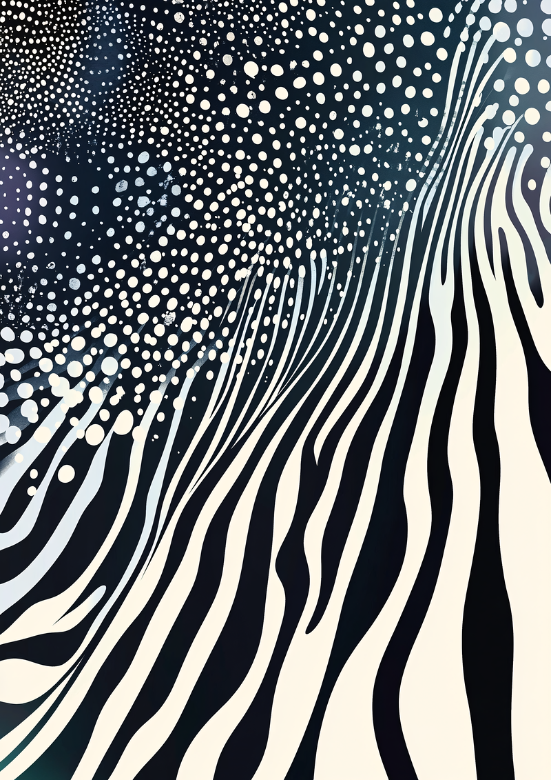 Zebra Stripes with Dots