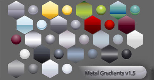 Metal gradient shape