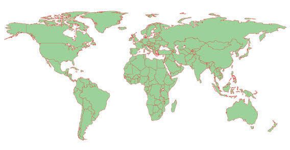 Detailed World Map