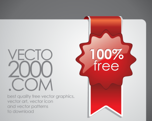 Red Discount Tickets Vector Free