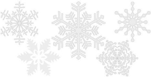 Snowflakes Free Vector