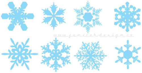 Colorful Snowflakes Vector
