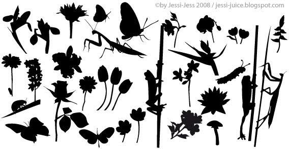Free Vector Plant Silhouettes