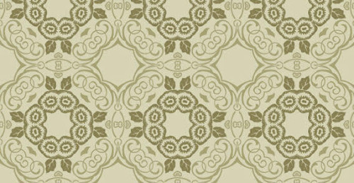 Green floral seamless wallpaper