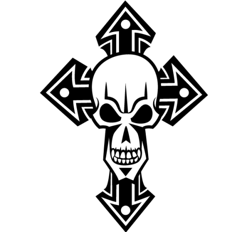 Free Skull Cross Vector Art