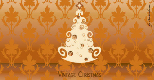 Vintage christmas background