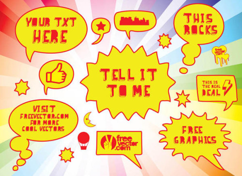 Speech Bubbles Vectors