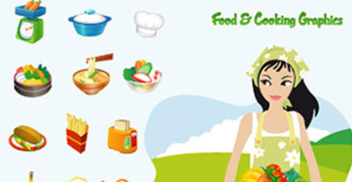 Food & Cooking Vector Graphics