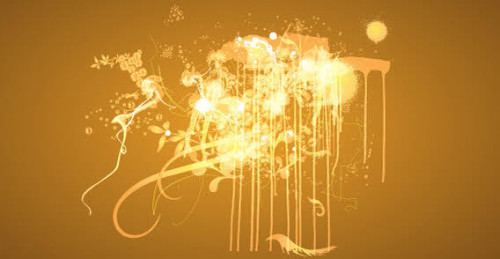 Abstract Background with Grunge Elements
