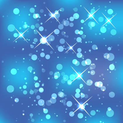 Blue Sparkling Vector Background