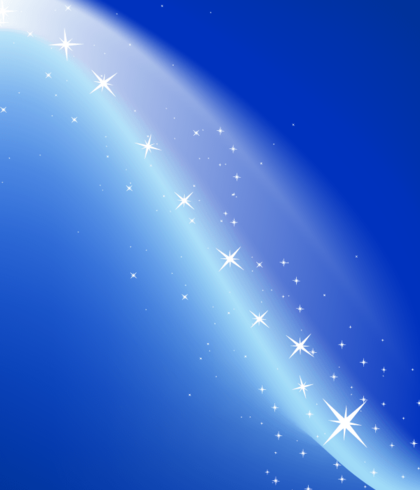 Abstract Magic Blue Background Vector