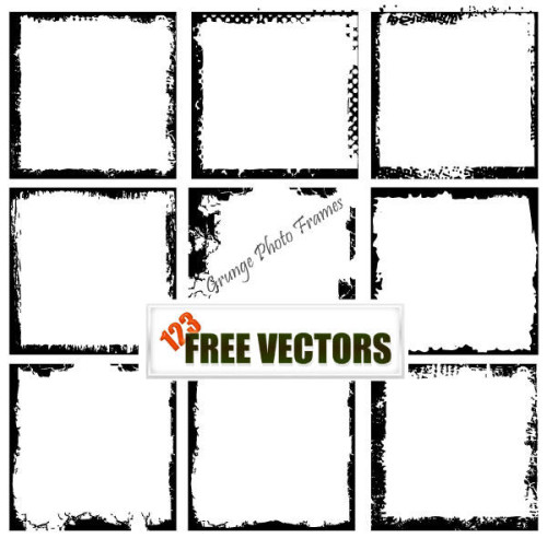 Grunge Photo Frames