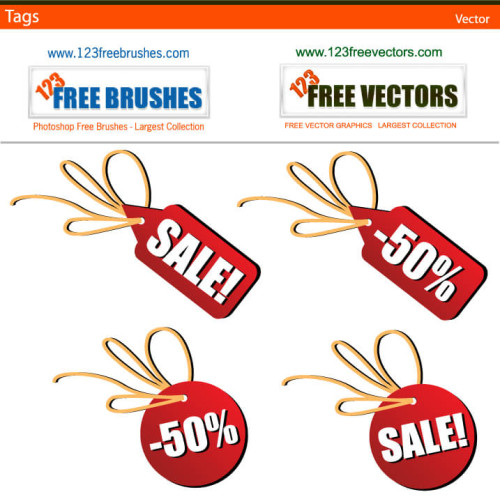 Sales Tag Free Vector