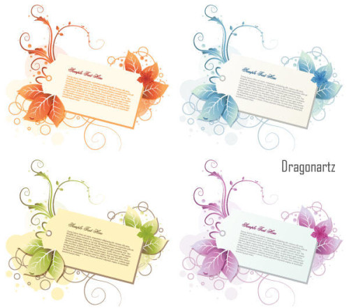 Free Download Price Tag Vector with Leaves and Curls