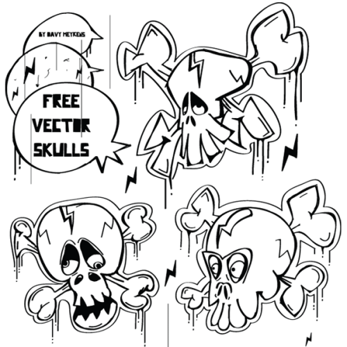 Free Skulls Vector Graphics