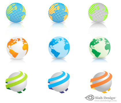 9 Free Vector Globes Download