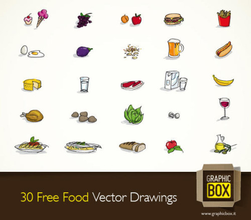 Free Food Vector Drawings