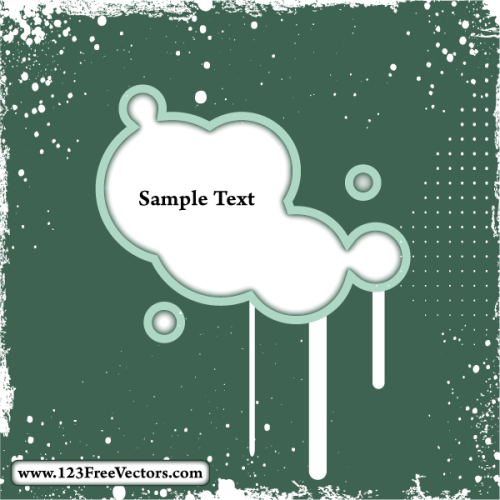 Grunge Circle Frame background