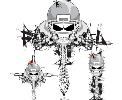 Skeleton Football Helmets
