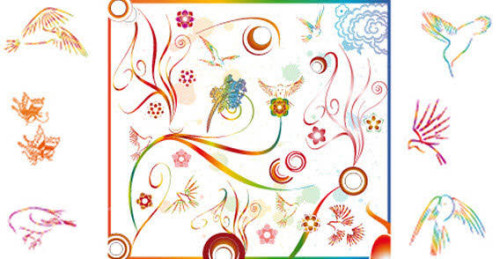 Colorful Floral Vector