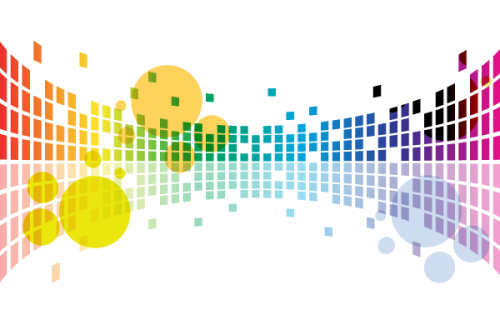 Abstract Tiles Background Vector Graphics