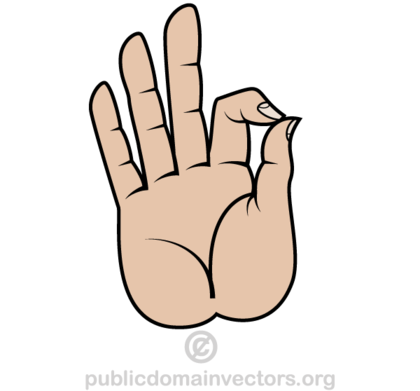 Buddha Hand Symbol Clip Art