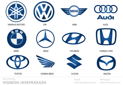 Automotive Logos Free Vector