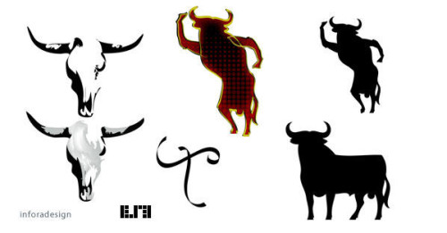 Bull skull flamenco