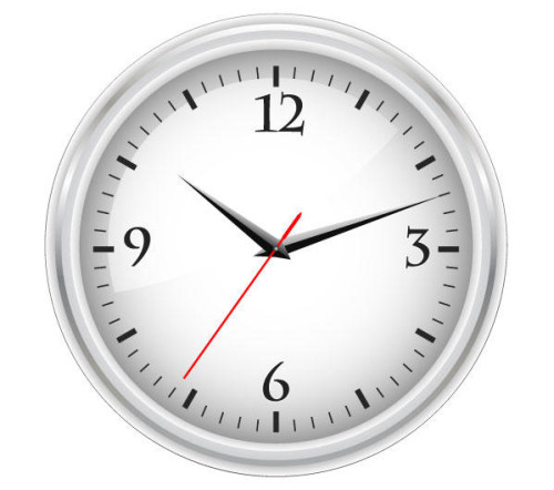 Office Clock Vector