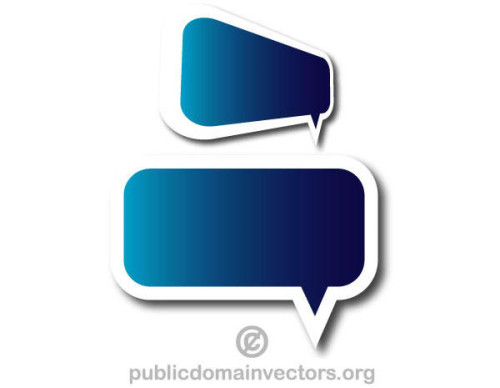 Talk Balloons Vector