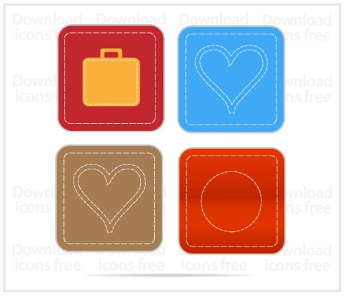 Free Vector Handmade Social Media Icons