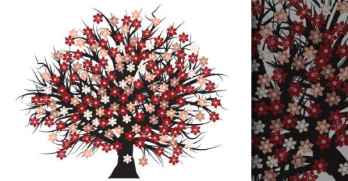 Free Blossom Tree Vector
