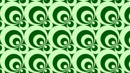 Green Geometric Circle Pattern Background