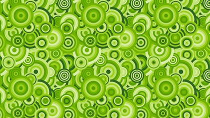 Green Overlapping Concentric Circles Background Pattern