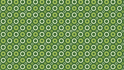 Green Circle Pattern Background