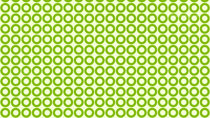 Green Seamless Geometric Circle Pattern Background