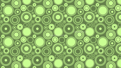 Green Geometric Circle Background Pattern Vector Art