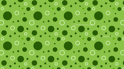Green Circle Pattern Design