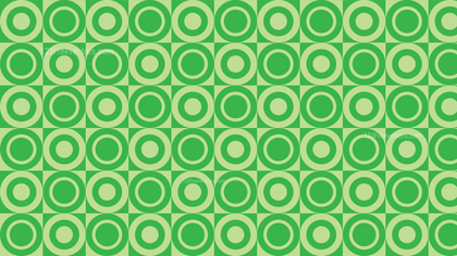 Green Geometric Circle Background Pattern Vector Illustration