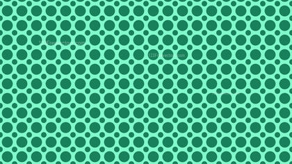 Mint Green Seamless Geometric Circle Pattern